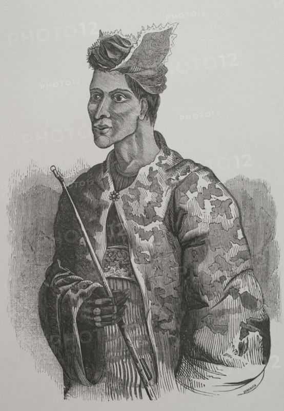 Mohammad Pulalun Kiram (1844-1862), Sultan of Sulu (1844-1862), 1856.  Creator: Unknown.