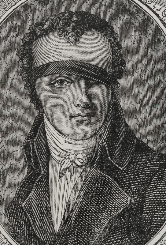 Nicolas-Jacques Conté, (1755-1805), French military officer and aeronaut, 1879.  Creator: Unknown.