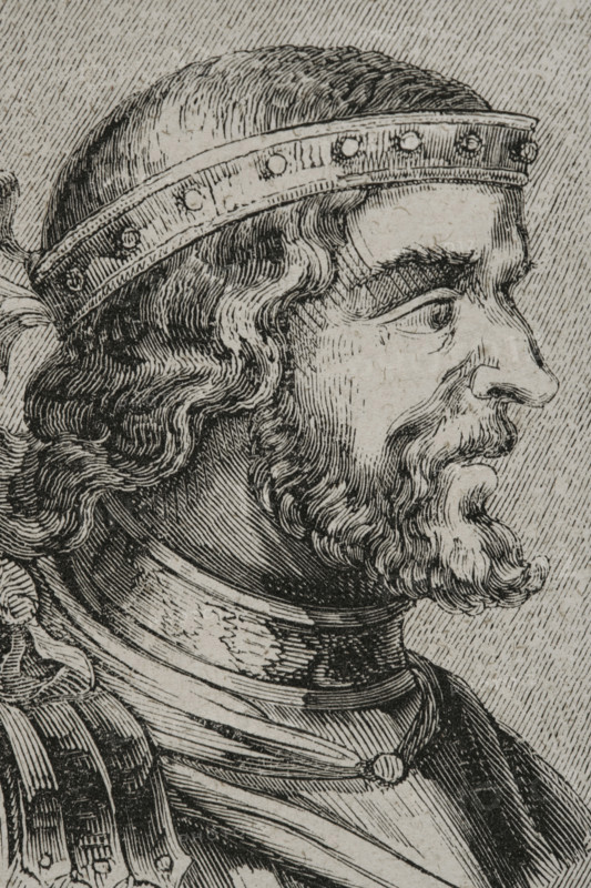 Recaredo I (559-601), Visigoth king from 586 to 601, 1853. Creator: Unknown.