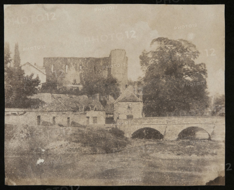 Brecon Castle, c1825-1875. Creator: Calvert Jones.
