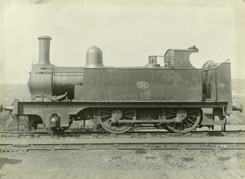 Brecon & Merthyr Railway locomotive, c1917. Creator: Unknown.