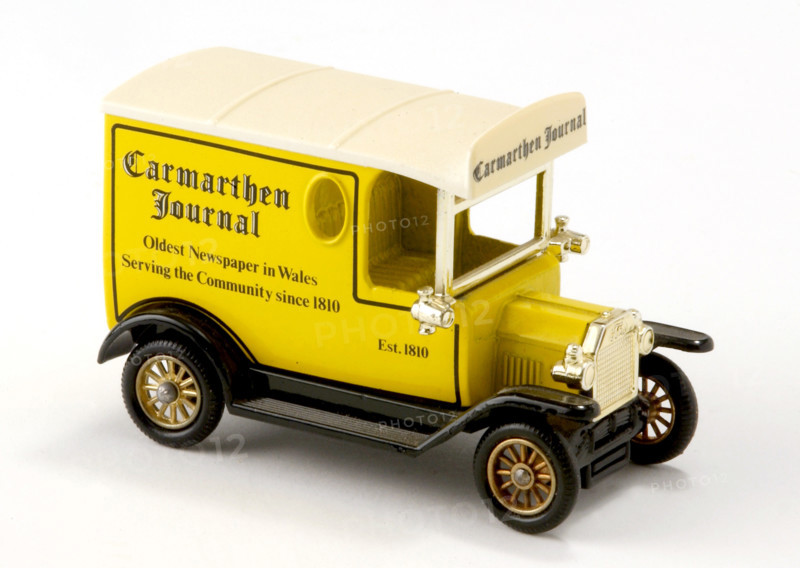 Carmarthen Journal, Ford delivery van model, 1975. Creator: Lledo Plc.