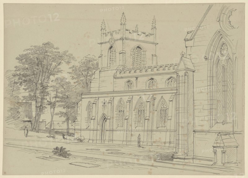 Bangor Cathedral, 1881. Creator: Allen Edward Everitt.