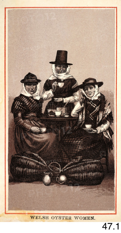 Welsh Oyster Women, c1860s-1880s. Creator: Charles Smith Allen.