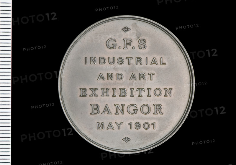 Medal; GFS Industrial & Art Exhib, Bangor, 1901.  Creator: Unknown.
