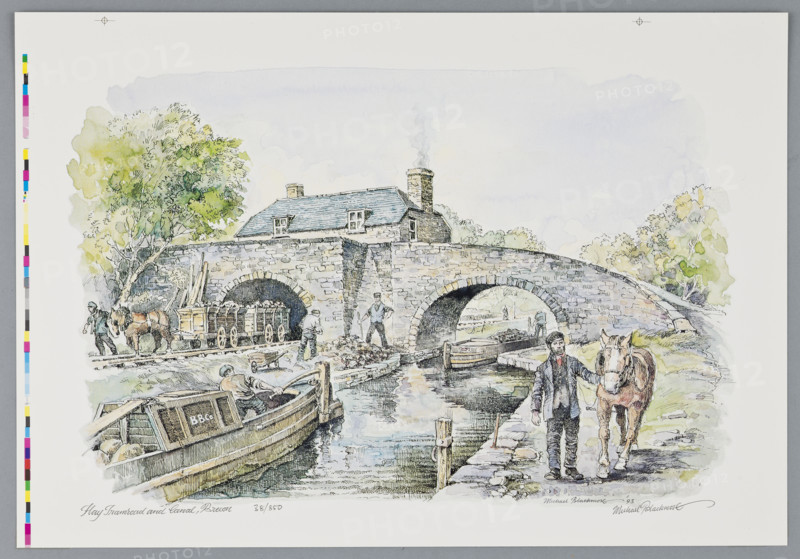 Hay Tramroad and Canal, Brecon, c1950-2015. Creator: Michael Blackmore.