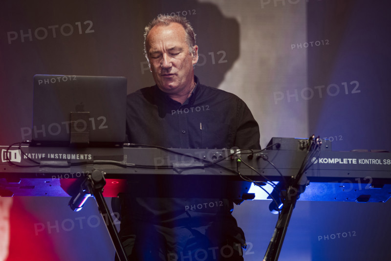Martin Cooper, OMD, live at Heritage Live, Audley End House, Essex, Aug 2023. Creator: Annapaola Marchesani.