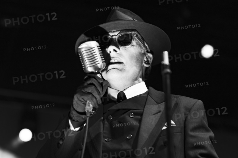 Dave Vanian, The Damned live at Alexandra Palace, London, Apr 2023. Creator: Annapaola Marchesani.