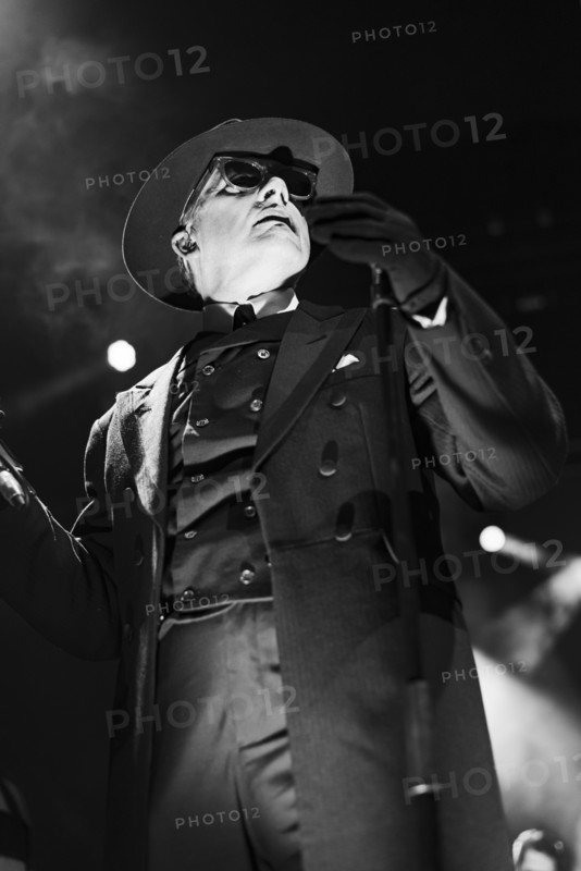 Dave Vanian, The Damned live at Alexandra Palace, London, Apr 2023. Creator: Annapaola Marchesani.