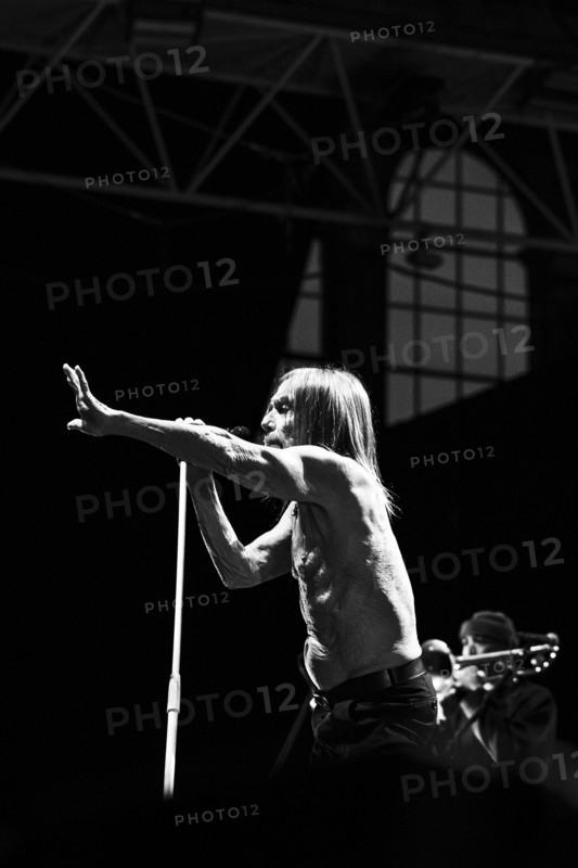 Iggy Pop performing live at the Alexandra Palace, London, 28 May 2025. Creator: Annapaola Marchesani.