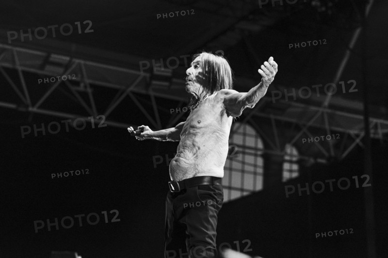 Iggy Pop performing live at the Alexandra Palace, London, 28 May 2025. Creator: Annapaola Marchesani.