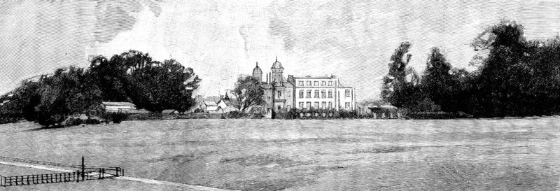 Eastwell Park: the house, from the fields, 1895. Creator: Unknown.
