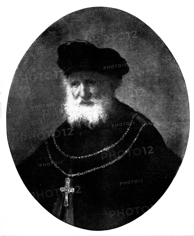 An old man's portrait - by Rembrandt, 1895. Creator: Unknown.