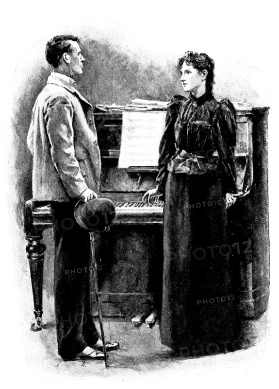 Eve's Ransom..."It's all right! I had a letter this morning. She has gone to Dudley.", 1895. Creator: George Meisenbach.