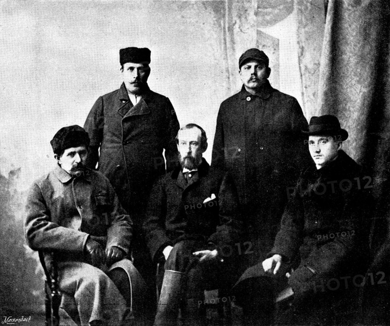 The Loss of the North German Lloyd steam-ship "Elbe": some of the survivors, 1895. Creator: Walter Boughton.