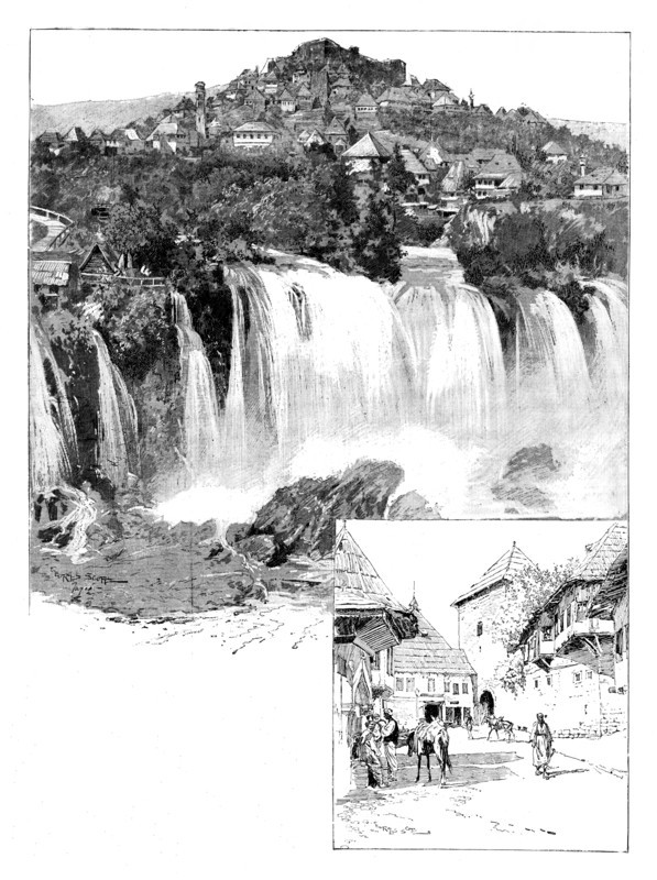 Ten Days in Bosnia: the Fall and the Gate, Jajce, 1895. Creator: Unknown.