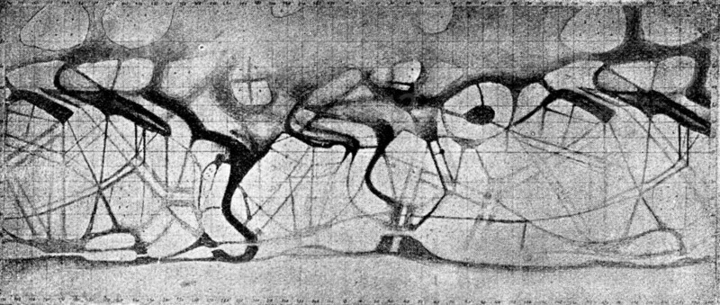 Our Near Neighbour, Mars: Fig. 7: the "Channels" of Mars, as recorded by Schiaparelli, 1895. Creator: Unknown.