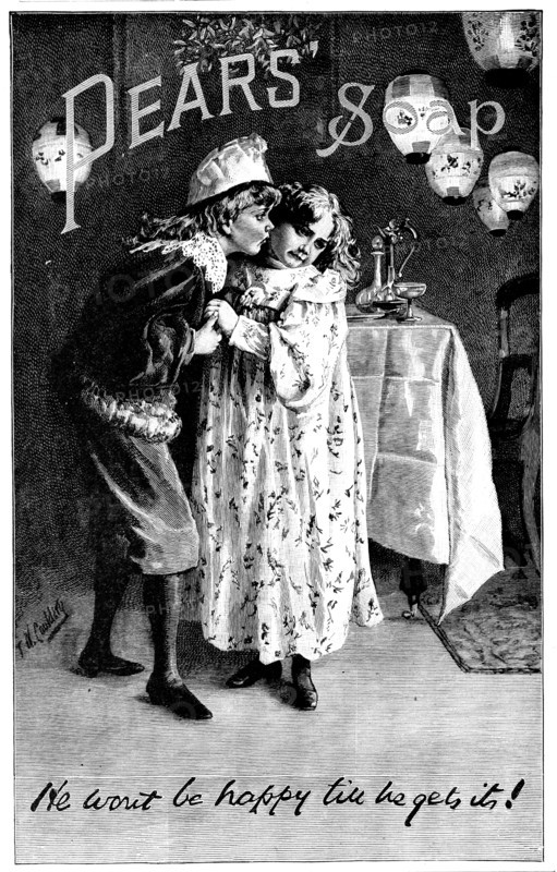 Advertisement for Pears' Soap, 1895. Creator: Unknown.