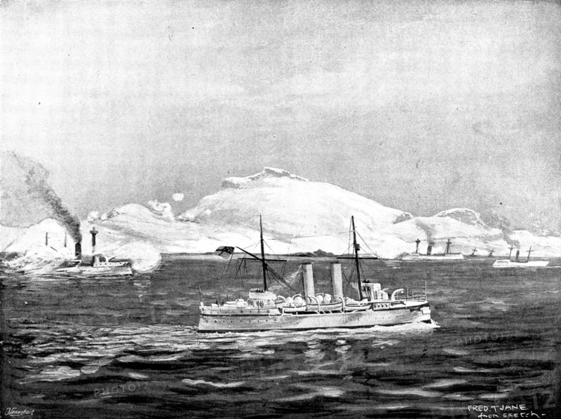 The War in Eastern Asia: attack on Wei-Hai-Wei, 1895. Creator: George Meisenbach.