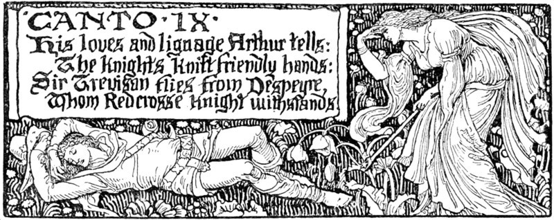 Spenser's "Faerie Queene", 1895. Creator: Walter Crane.