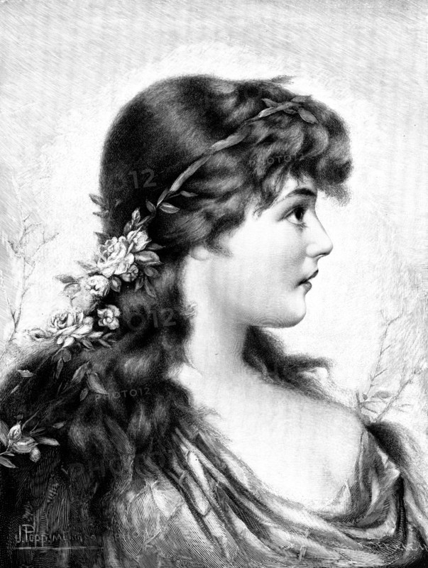 A Daughter of Spring, 1895. Creator: Unknown.