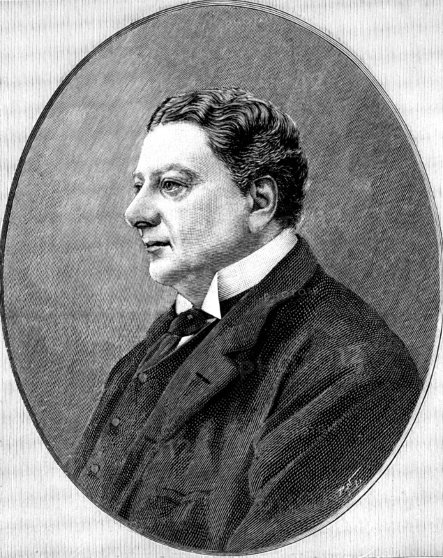 The late Mr. Corney Grain, 1895. Creator: P Naumann.