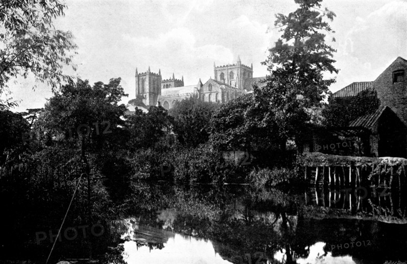 The Cathedrals of Great Britain: Ripon Minster, 1895. Creator: Francis Frith & Co.