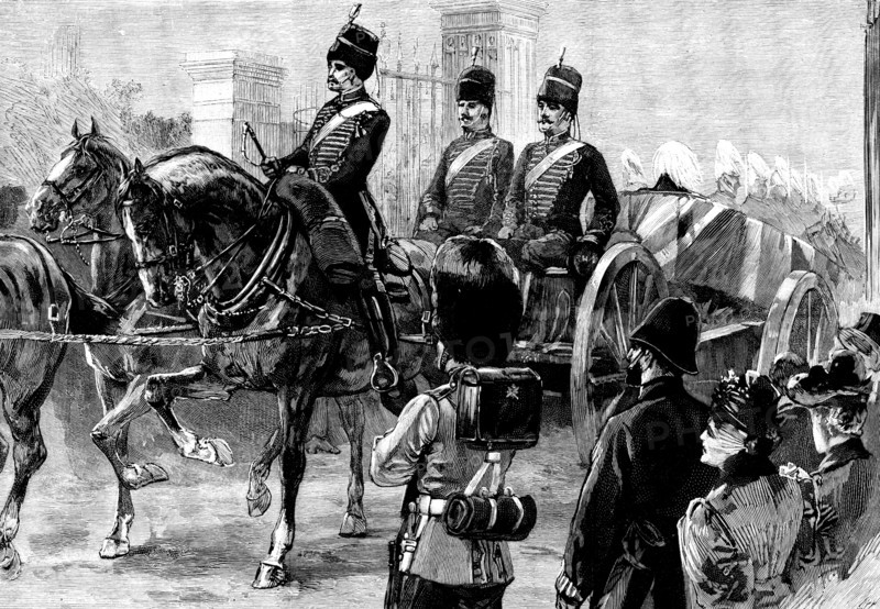 The Funeral of Field-Marshal Sir Patrick Grant, 1895. Creator: P Naumann.