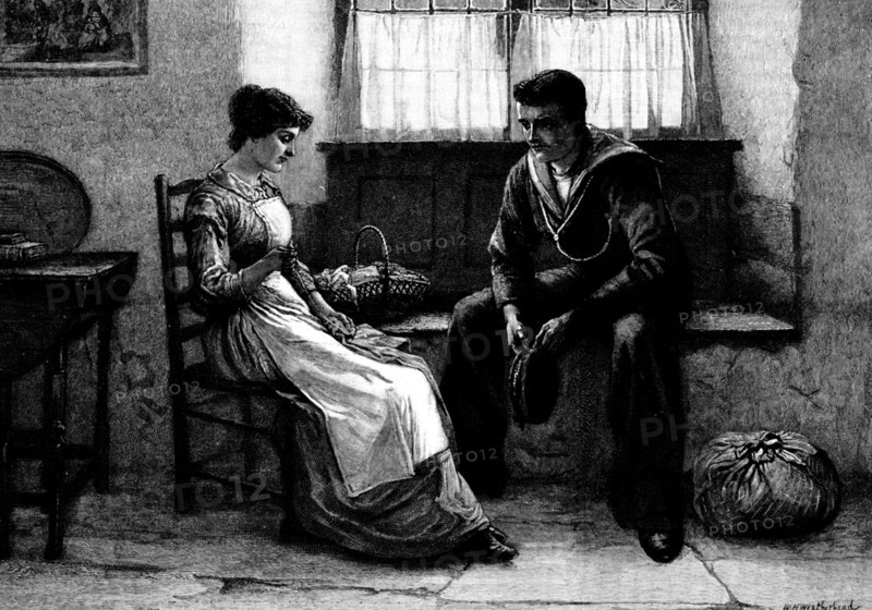 The Old, Old Story by William. H. Weatherhead, 1895. Creator: Unknown.