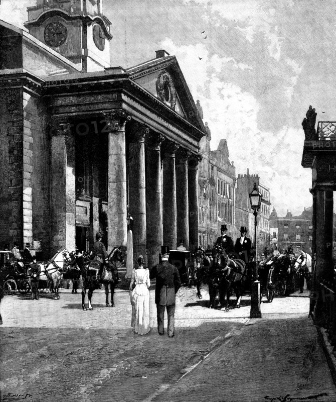 The London Season: St. George's, Hanover Square, 1895. Creator: P Naumann.