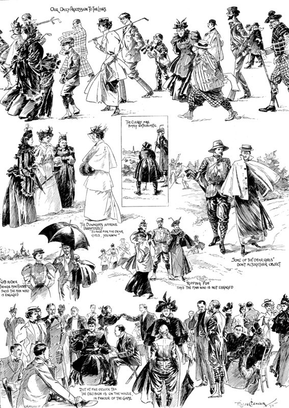 Is Golf Worth Playing?, 1895. Creator: Carl Hentschel.