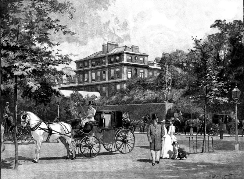 The London Season: Marlborough House, 1895. Creator: P Naumann.