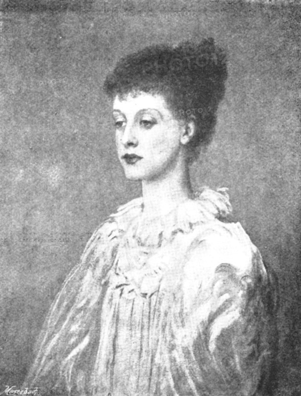 Pictures from the Royal Academy: A Study - J. Sant, R.A., 1895. Creator: George Meisenbach.