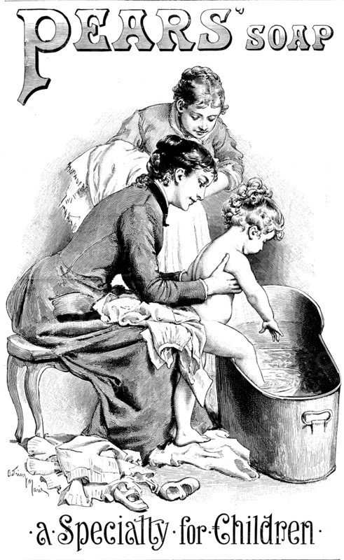 Advertisement for Pears' Soap, 1895. Creator: Unknown.