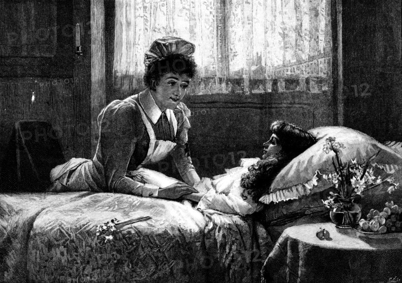 The Nurse - Miss B. A. Pughe, 1895. Creator: P Naumann.