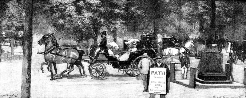 The London Season: Kensington Gardens, 1895. Creator: P Naumann.