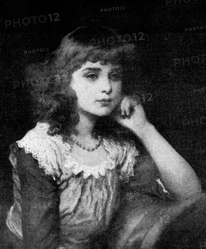 Beautiful Children at the Grafton Gallery: Little Stella - J. Sant, R.A., 1895. Creator: Unknown.