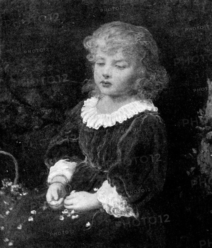 Beautiful Children at the Grafton Gallery: The Broken Daisy Chain - J. Sant, R.A., 1895. Creator: Unknown.