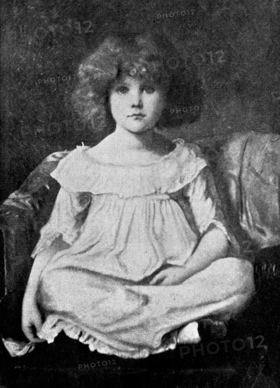 Beautiful Children at the Grafton Gallery: Cicely, Daughter of E. Wormald... - W. B. Richmond, 1895. Creator: Unknown.
