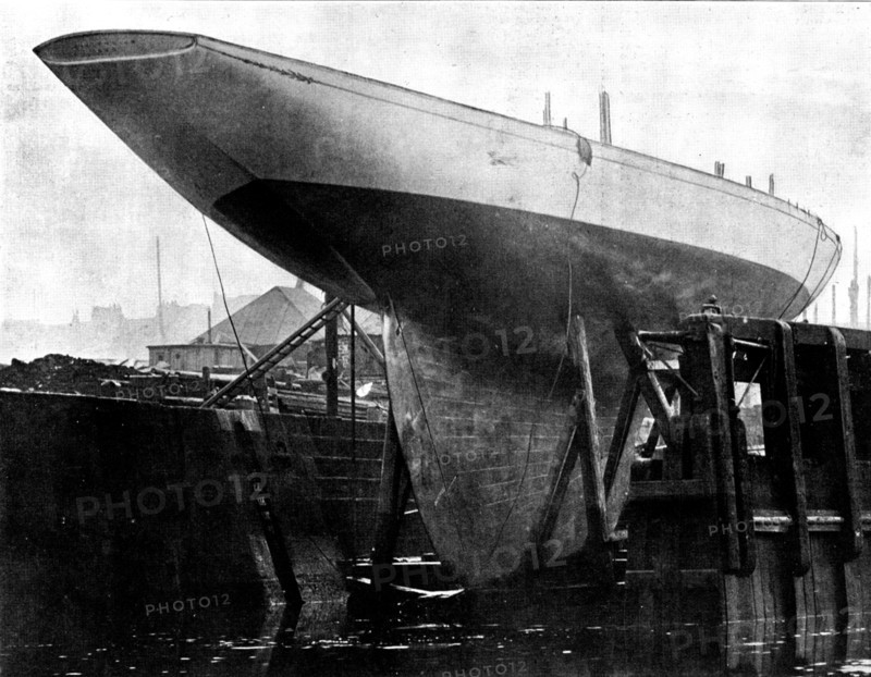 Lord Dunraven's new yacht, "Valkyrie III,", 1895. Creator: G. West and Son.