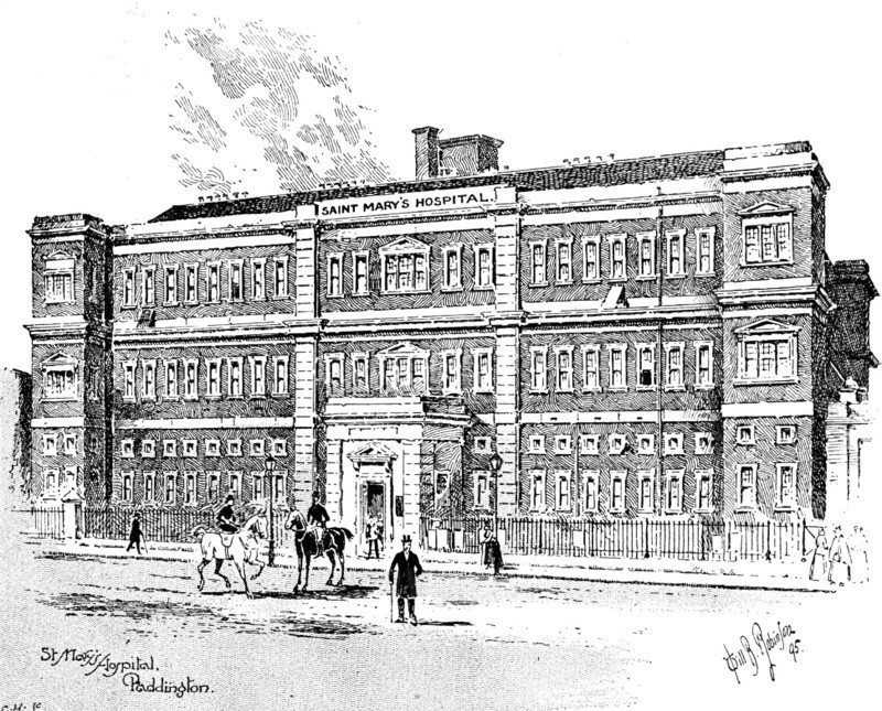 St. Mary's Hospital, Paddington, 1895. Creator: Carl Hentschel.