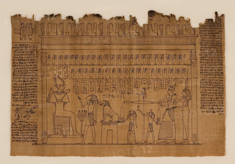 The Book of the Dead of Nes-Min, Section 13, c200-30 BC. Creator: Unknown.