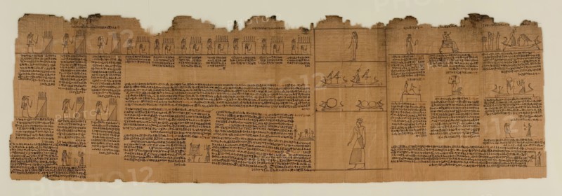 The Book of the Dead of Nes-Min, Section 14, c200-30 BC. Creator: Unknown.