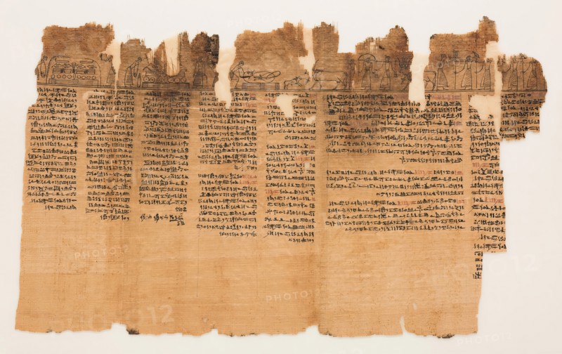 The Book of the Dead of Nes-Min, Section 2, c200-30 BC. Creator: Unknown.