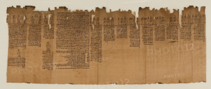 The Book of the Dead of Nes-Min, Section 5, c200-30 BC. Creator: Unknown.