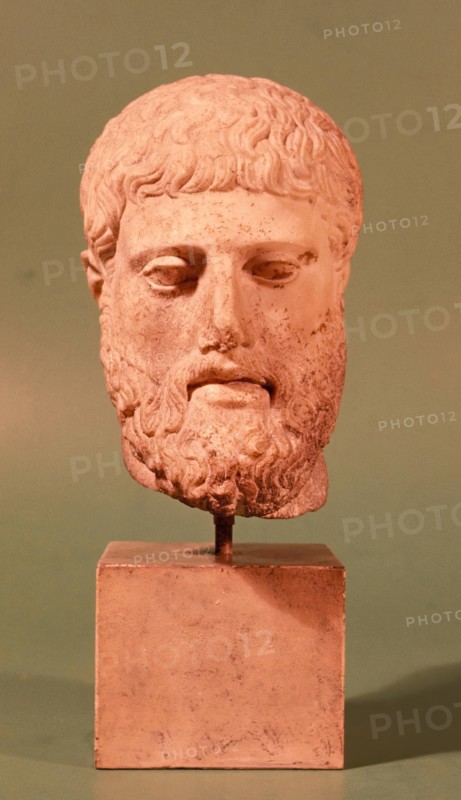 Head of Bearded Man, 2nd century. Creator: Unknown.