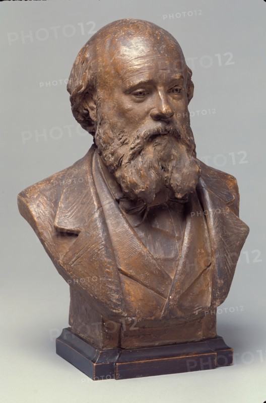 Portrait of a Man, c1855. Creator: Albert Ernest Carrier de Belleuse.