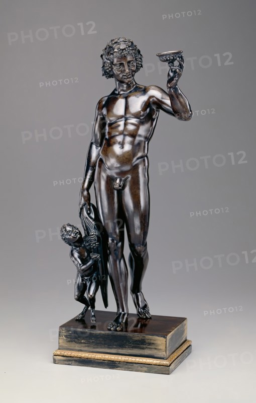 Bacchus and a Young Satyr, c1640. Creator: Giovanni Francesco Susini.