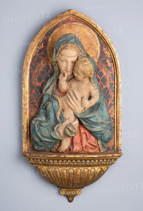 Madonna and Child, c1435. Creators: Virgin Mary, Jesus Christ, Lorenzo Ghiberti.
