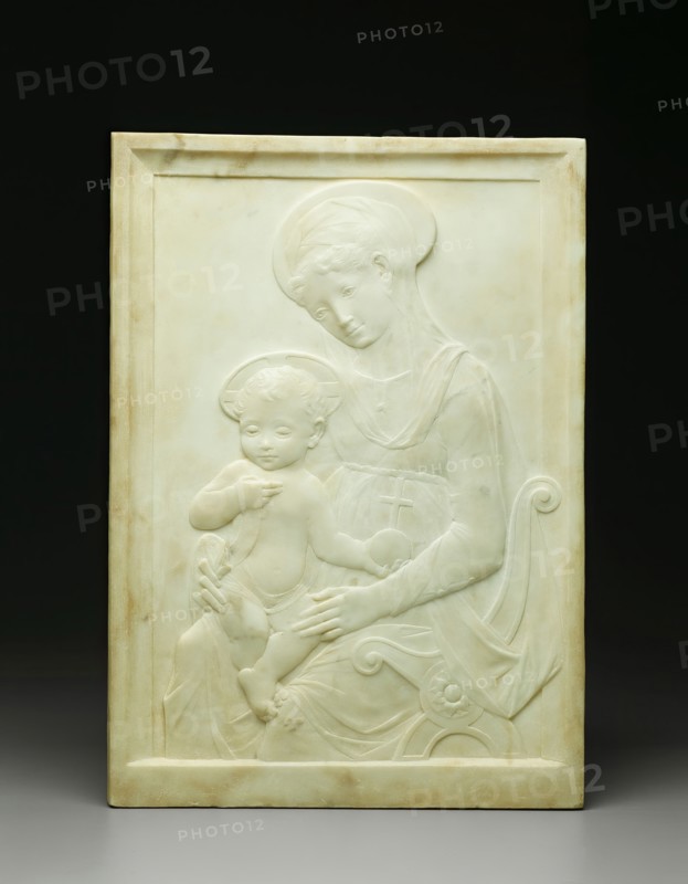 Madonna and Child, between 1464 and 1480. Creators: Virgin Mary, Jesus Christ, Mino da Fiesole.